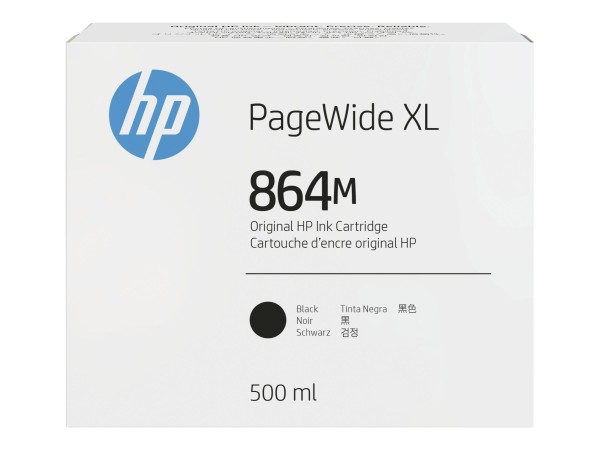 HP 864M Tinte black Nr. 865M 3ED90A Inhalt 500ml HP PageWide XL