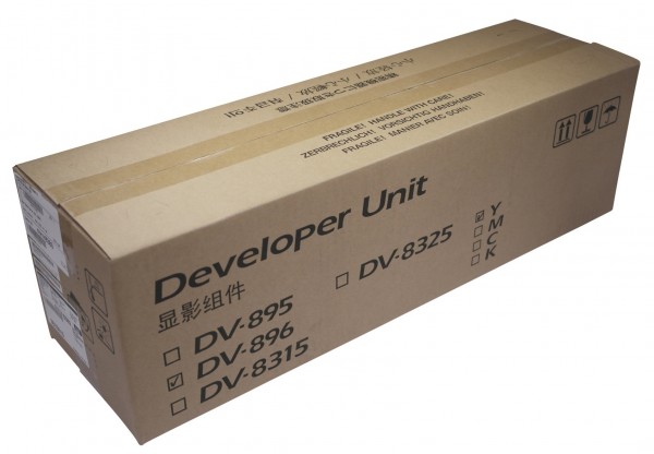 Kyocera DV-895Y Developer Yellow Kyocera FS-C8020 FS-C8025 C8520 C8525MFP TASKalfa 205c 302MY93025