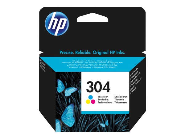 HP 304 Tintenpatrone N9K05AE Tri-Color für Deskjet 2620 2630 2632 2633