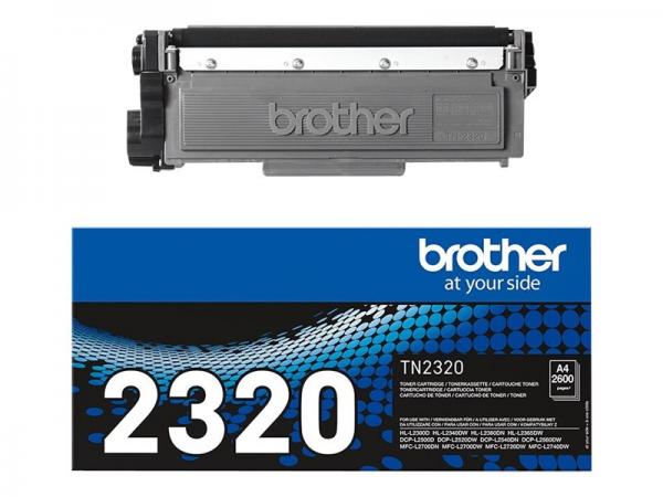 Brother TN-2320 Toner Black Twin Pack DCP-L2500D L2540 HL-2300 L2360 MFC-L2700 MFC-L2720 L2740DW
