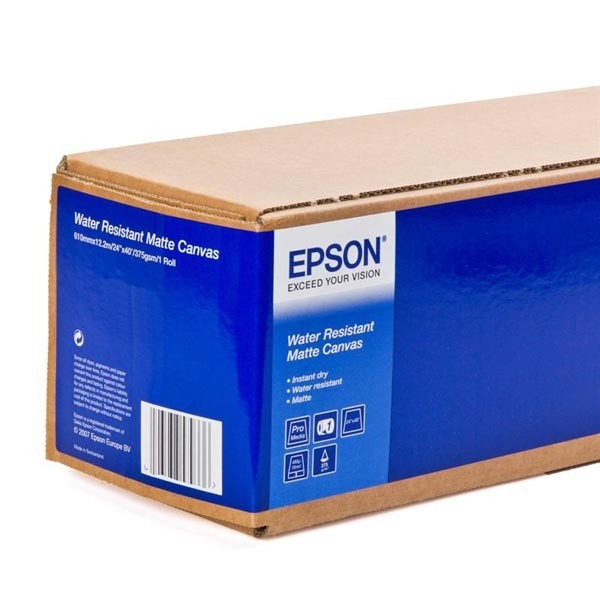 EPSON Matte water resistant canvas inkjet 375g/m² 610mm x 12.2m 1 Rolle 1er-Pack