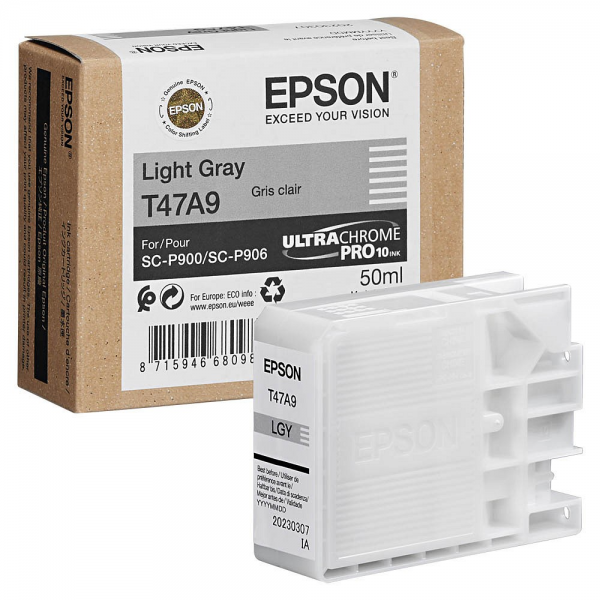 Epson T47A9 Tinte hellgrau für Epson SureColor SC-P900 C13T47A900