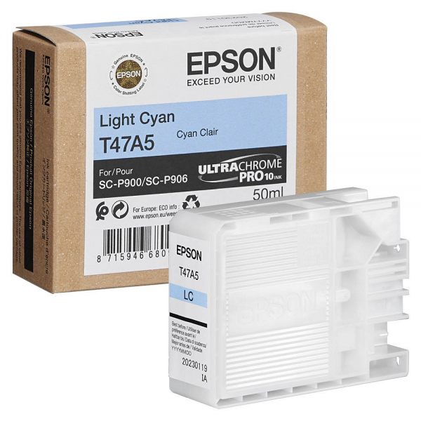 Epson T47A5 Tinte light cyan für Epson SureColor SC-P900 C13T47A500