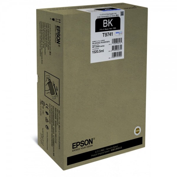 Epson T9741 Tintenpatrone Black XXL WorkForce Pro WF-C869RD