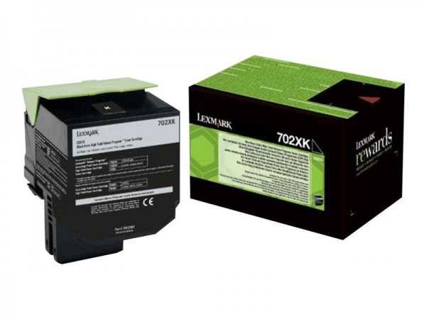 Lexmark 70C2XK0 Toner Black 702XK 8.000 Seiten Lexmark CS510DE CS510DTE