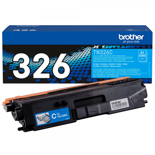 Brother TN-326C Toner Cyan Brother HL-L8250CDN HL-L8350CDW Brother MFC-L8650CDW MFC-L8850CDW