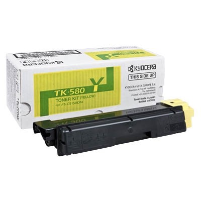 Kyocera TK-580Y Toner Yellow für Ecosys FS-C5150DN P6021cdn