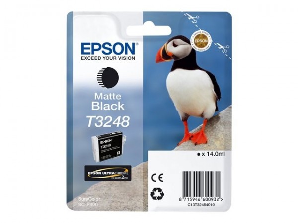 Epson Tintenpatrone T3248 Matte Black für SureColor P400 SC-P400
