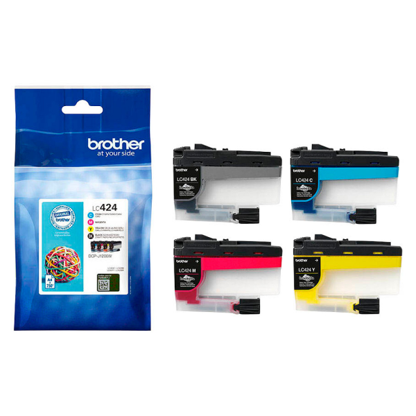 Brother LC-424VAL Tintenpatrone Multipack Original für Brother DCP-J1200W