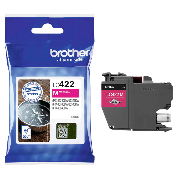 Brother LC-422M Tintenpatrone Magenta für Brother MFC-J5340DW MFC-J5740DW MFC-J6540DW MFC-J6940DW