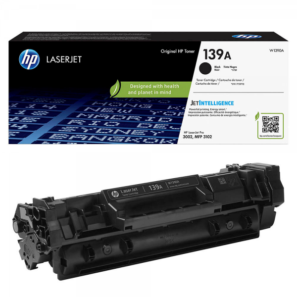 HP 139A Black Original Toner W1390A HP LaserJet Pro 3001dw HP 3001dwe HP 3003dw MFP 3102