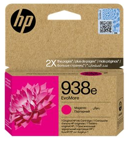 HP 938e Magenta 4S6Y0PE HP Officejet Pro 9110b 9120 9120b 9120e 9130b 9130e 9720e 9730e
