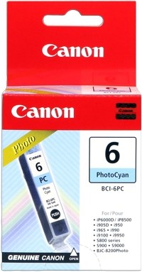 CANON BCI-6PC Tinte foto cyan PIXMA iP6000D iP8500