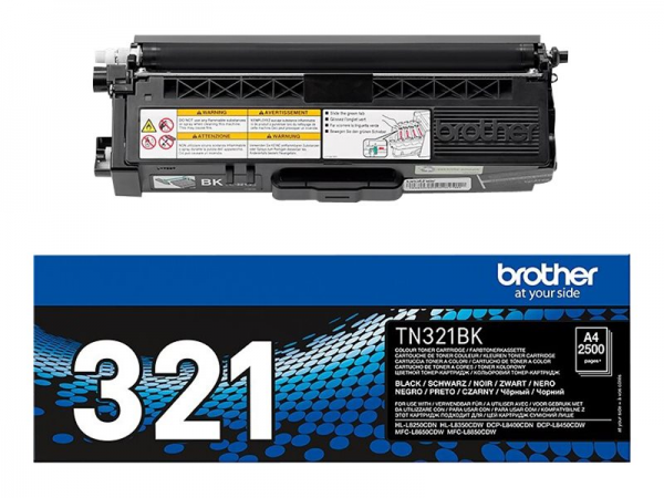 Brother TN-321BK Toner Black HL-L8250CDN L8350CDW L9200 MFC-L8650 L8850