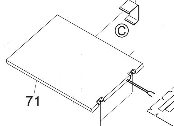 Kyocera 302KY94150 LCD Operation TASKalfa 250ci 300ci 400ci 420i 500ci 2550ci 3050ci 3550ci 4500i